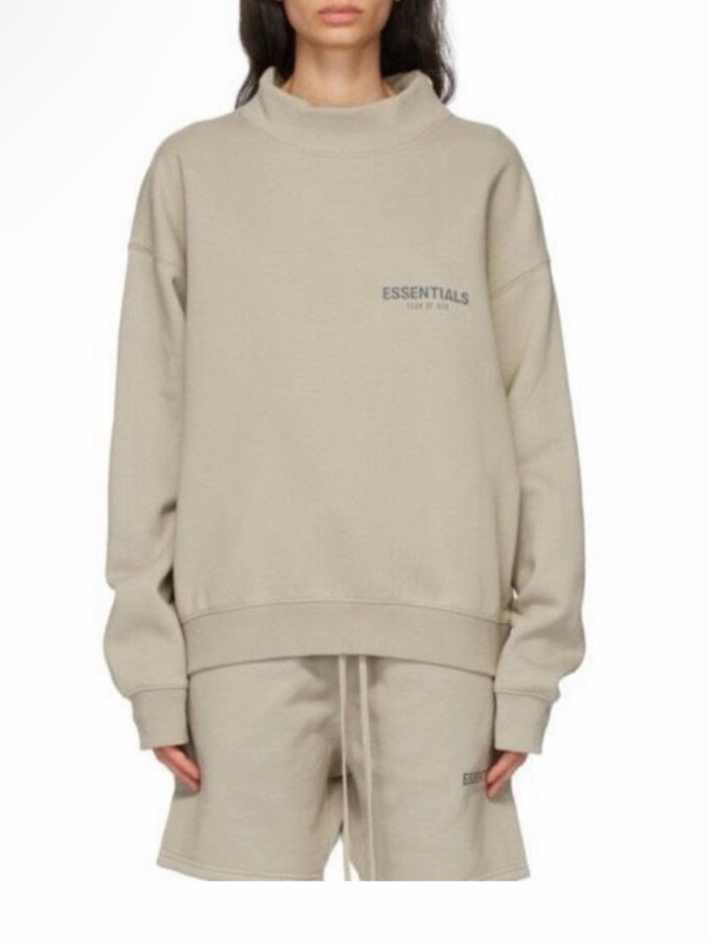 Essentials Men’s Sandstone Crewneck Sweatshirt